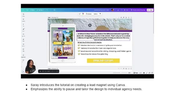 Lead Magnets with Soul: Crafting Irresistible Designs in Canva (Without Feeling Like a Robot) Cover